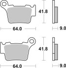 Sbs Placute Frana Car/Cer Per 791Cs