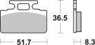 Placute frana SBS Ceramic 110HF