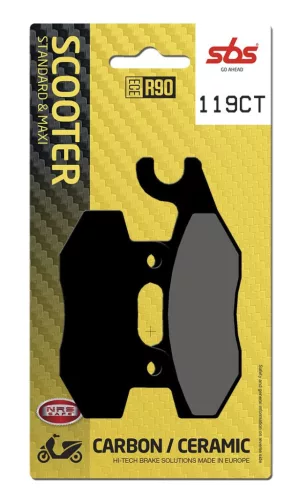 Plăcuțe frână organice SBS 119CT