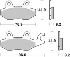 Sbs Placute Frana Car/Cer Scoot 119Ct