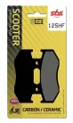 Plăcuțe frână ceramice SBS 125HF