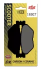 Plăcuțe frână organice SBS 169CT