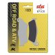 Placute frana SBS Sinter Carbon Offroad 671CS