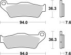 Sbs Placute Frana Car/Cer Per 671Cs