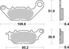 Sbs Placute Frana Car/Cer 858Hf