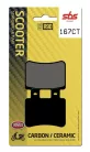 Plăcuțe frână organice SBS 167CT