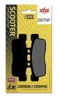 Plăcuțe frână ceramice SBS 207HF