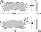 Placute Frana Car/Cer Scoot 192Hf