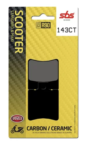 Plăcuțe frână organice SBS 143CT