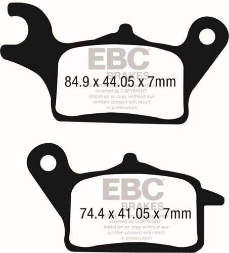 Placute frana EBC Carbon Scuter SFAC708