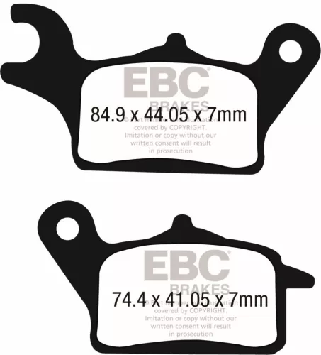 Plăcuțe frână organice EBC SFAC708