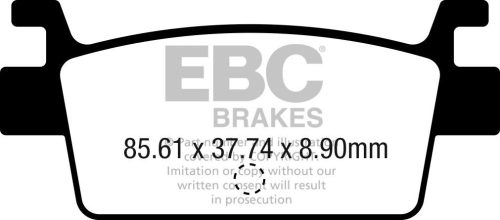 Placute frana EBC Carbon Scuter SFAC719