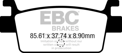 Plăcuțe frână carbon EBC SFAC719