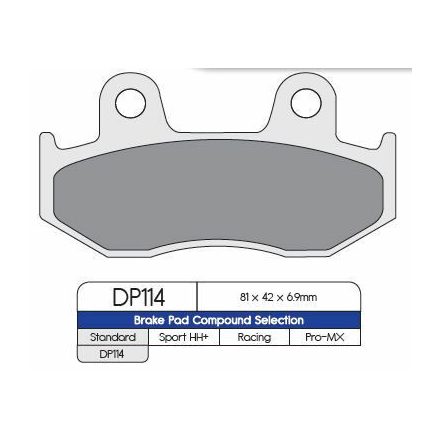 Dp Brakes Placute Frana Hon Dp114