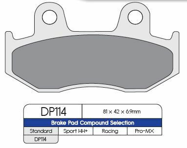 Dp Brakes Placute Frana Hon Dp114