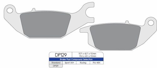 Dp Brakes Placute Frana Hon Dp129