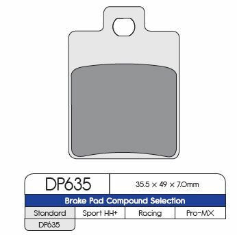 Dp Brakes Placute Frana Ben Piag Gil Mal Dp635