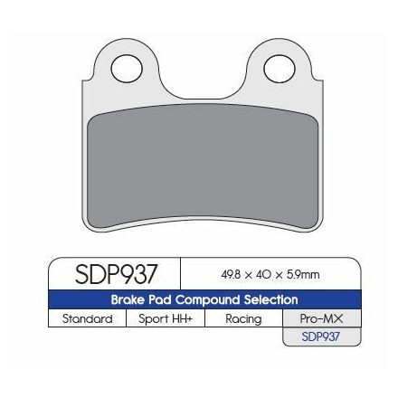 Dp Brakes Placute Frana Bet Gas Sher Sdp937