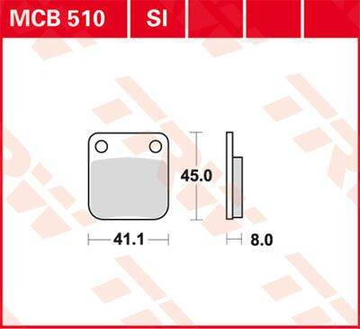 Placute-Frana-Sinter-Si-Trw-Mcb510Si-Fata