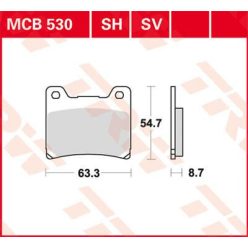 Placute-Frana-Sinter-Spate-Trw-Mcb530Sh-Spate