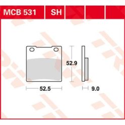 Placute-Frana-Sinter-Spate-Trw-Mcb531Sh-Spate