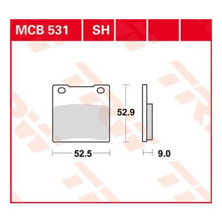 Placute-Frana-Sinter-Spate-Trw-Mcb531Sh-Spate