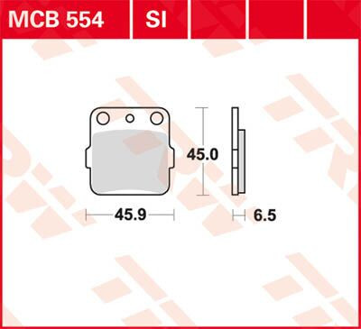 Placute-Frana-Sinter-Si-Trw-Mcb554Si-Fata