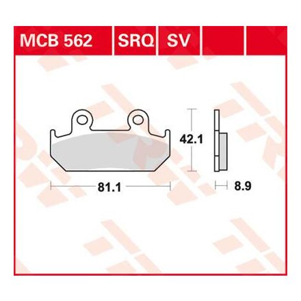 Trw Placute Frana Mcb562Sv Mcb562Sv