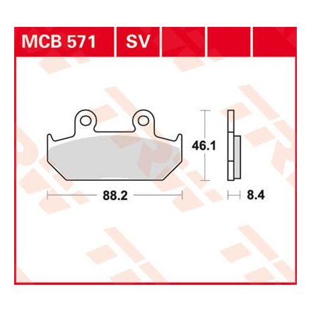 Trw Placute Frana Mcb571Sv Mcb571Sv