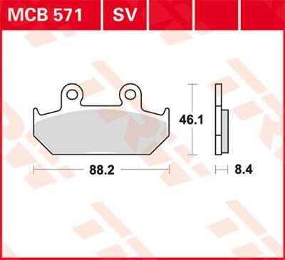 Trw Placute Frana Mcb571Sv Mcb571Sv