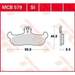 Trw Placute Frana Mcb579Si Mcb579Si