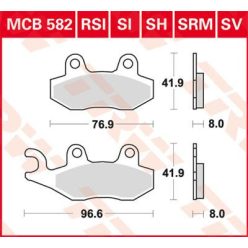 Placute-Frana-Sinter-Si-Trw-Mcb582Si-Spate