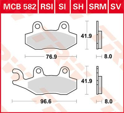 Placute-Frana-Sinter-Si-Trw-Mcb582Si-Spate