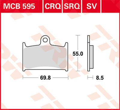 Placute-Frana-Sinter-Fata-Trw-Mcb595Sv-Fata