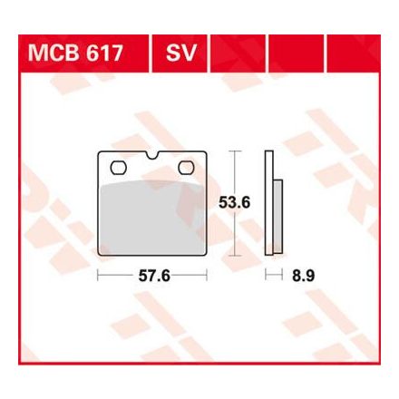 Placute Frana Trw Mcb617Sv Mcb617Sv