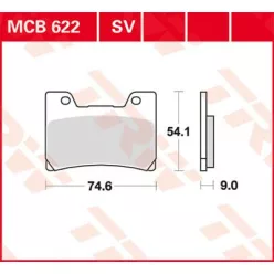 Placute-Frana-Sinter-Fata-Trw-Mcb622Sv-Fata