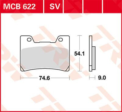 Placute-Frana-Sinter-Fata-Trw-Mcb622Sv-Fata