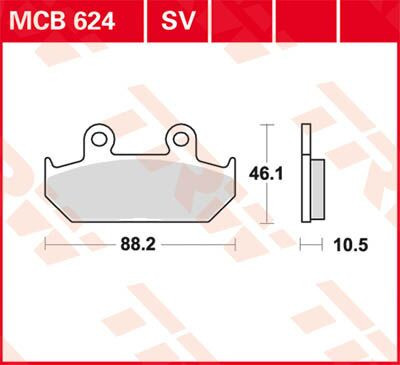 Placute Frana Trw Mcb624Sv Mcb624Sv