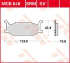 Placute-Frana-Sinter-Fata-Trw-Mcb640Sv