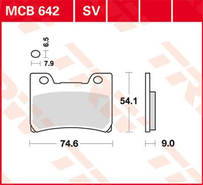 Trw Placute Frana Mcb642Sv Mcb642Sv