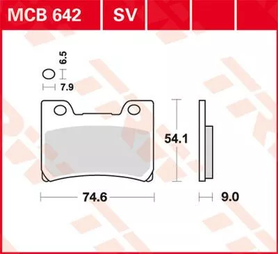 Plăcuțe frână sinterizate TRW MCB642SV