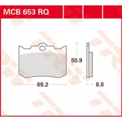 Plăcuțe frână organice sport TRW MCB653RQ