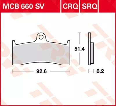 Plăcuțe frână sinterizate TRW MCB660SV