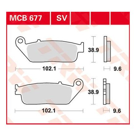 Placute-Frana-Sinter-Fata-Trw-Mcb677Sv-Fata