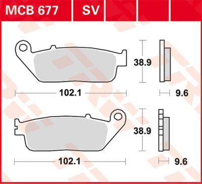 Placute-Frana-Sinter-Fata-Trw-Mcb677Sv-Fata