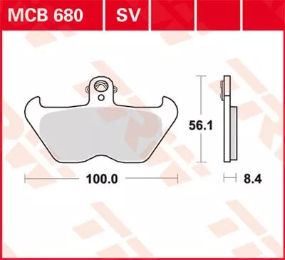 Placute-Frana-Sinter-Fata-Trw-Mcb680Sv-Fata