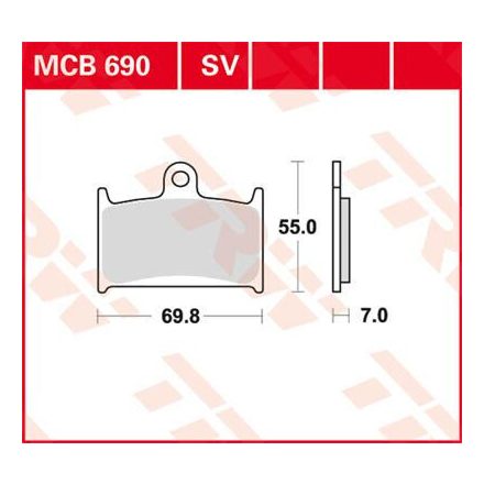 Placute-Frana-Sinter-Fata-Trw-Mcb690Sv-Fata