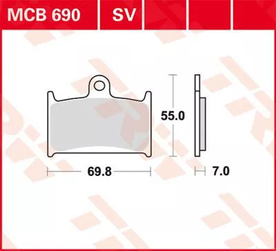 Placute-Frana-Sinter-Fata-Trw-Mcb690Sv-Fata