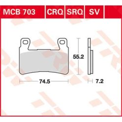 Placute-Frana-Sinter-Fata-Trw-Mcb703Sv-Fata