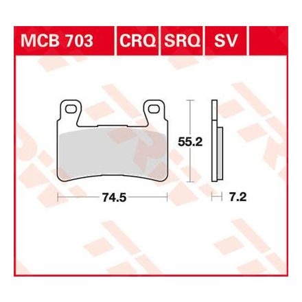 Placute-Frana-Sinter-Fata-Trw-Mcb703Sv-Fata